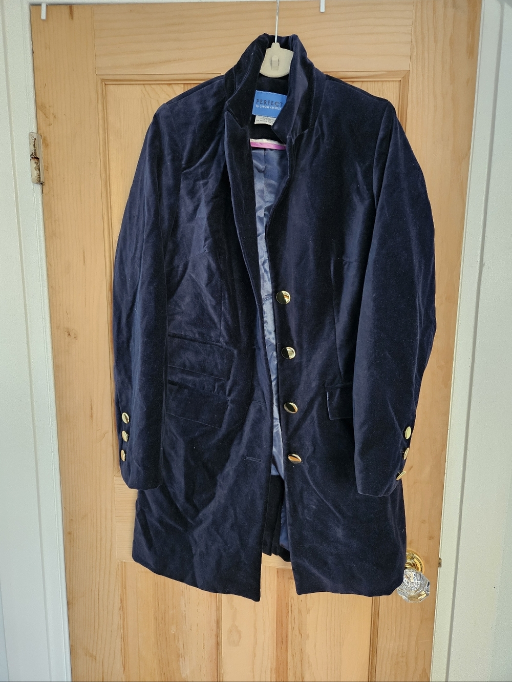 Carson Kressley Blue Coat